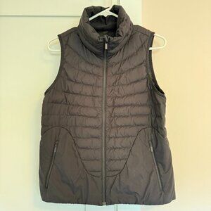 Lululemon Pack It Down Vest Full Zip Black Size 4 Side Pockets